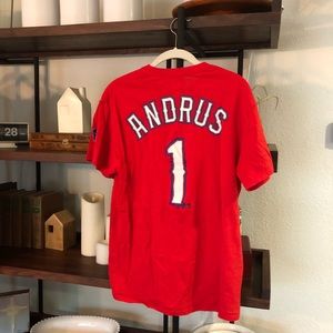 Texas Rangers baseball Andrus T-shirt